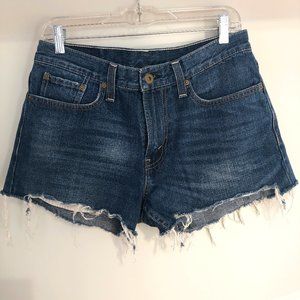 Levi's Distressed Denim Shorts